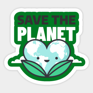 save the planet Sticker